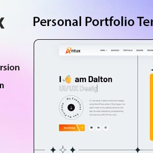 Antux - Personal Portfolio WordPress Theme