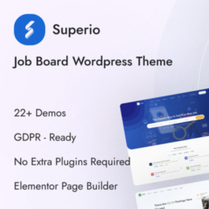 Superio – Job Board WordPress Theme