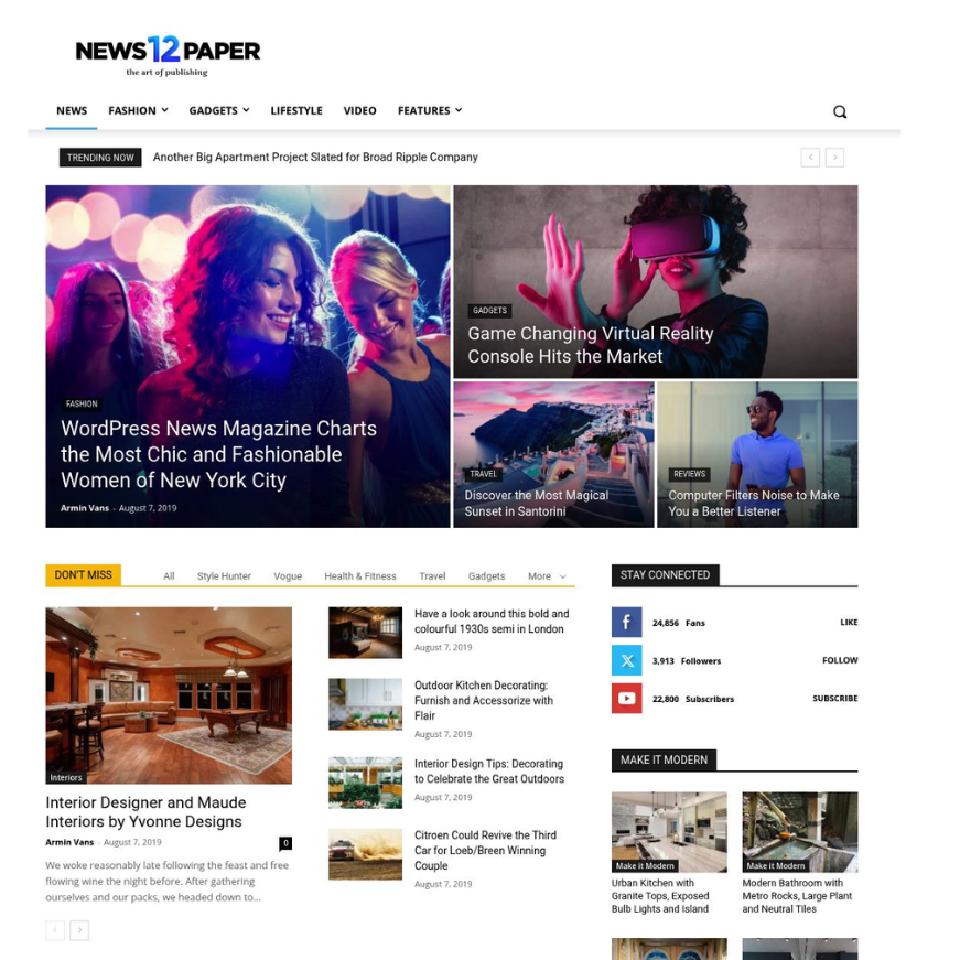 Newspaper - News & WooCommerce WordPress Theme
