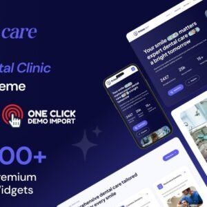 PrimeCare – Dentist & Dental Clinic WordPress Theme
